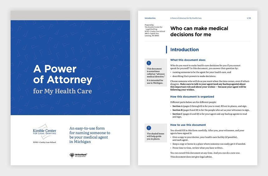 Kimble Center’s Power of Attorney goes to the top of its class WriteMark